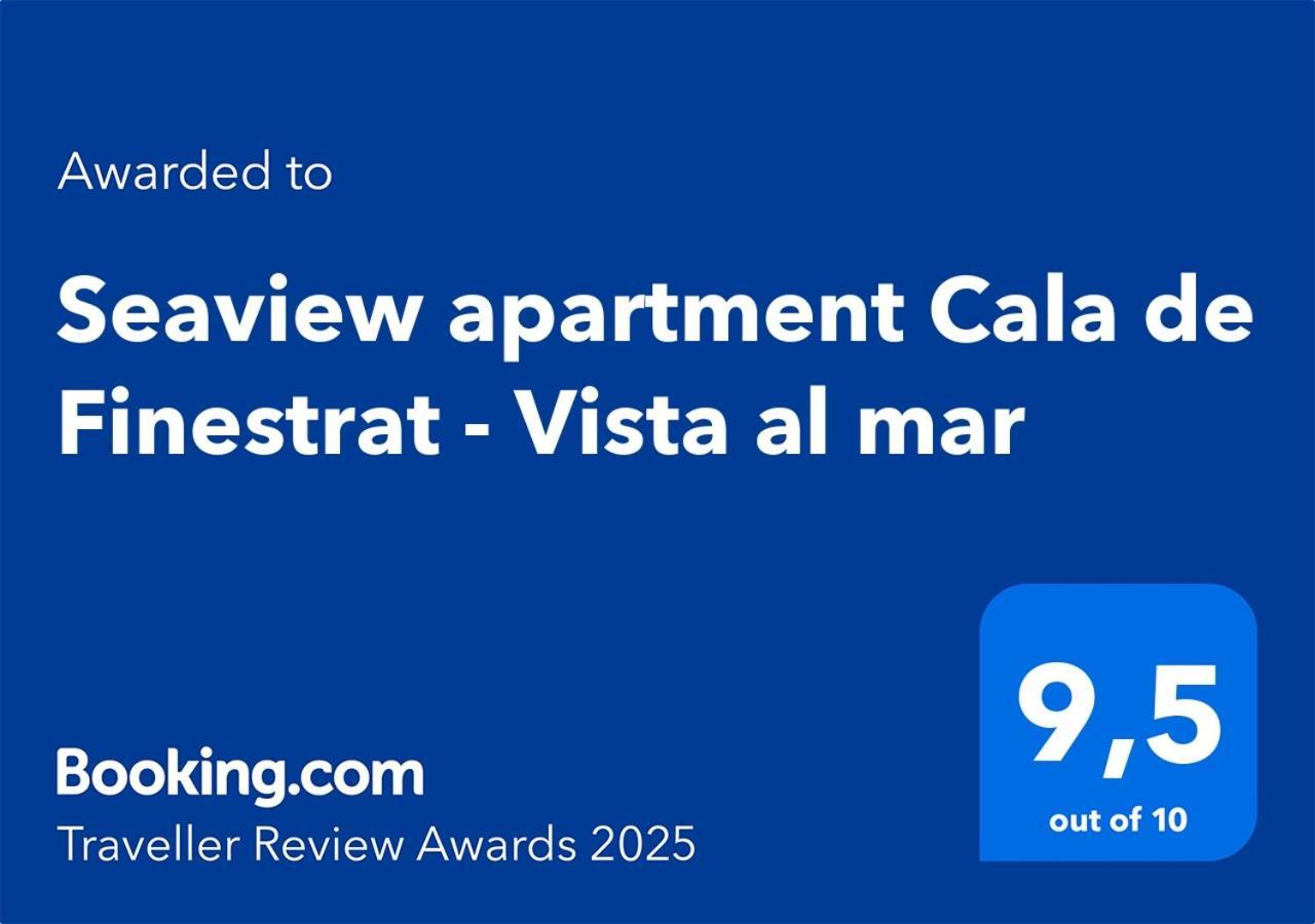 ויאחויוסה Seaview Apartment Cala De Finestrat - Vista Al Mar מראה חיצוני תמונה